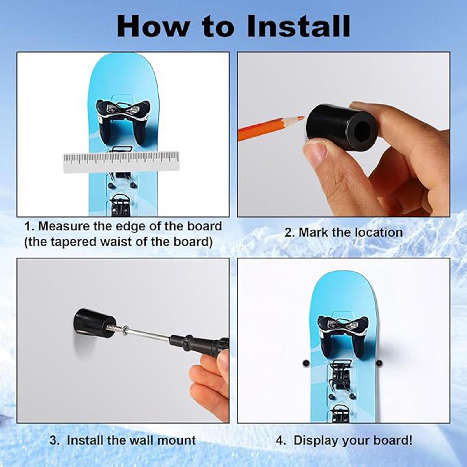 Ski Wall Mount Vertical Snowbo – Sports Equipment Shop recenzja i cena