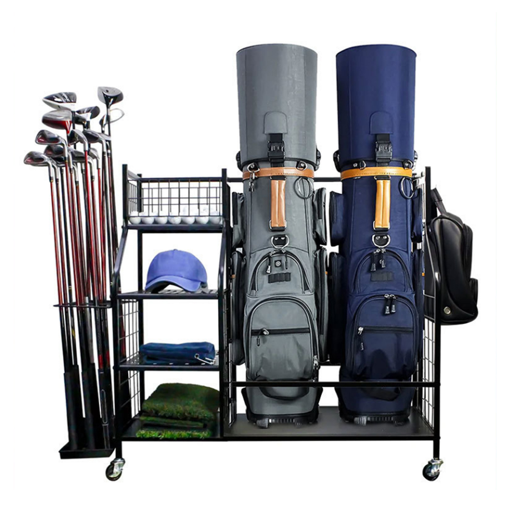Golf Bag Storage Garage Organi – Sports Equipment Organizer Rack recenzja i cena