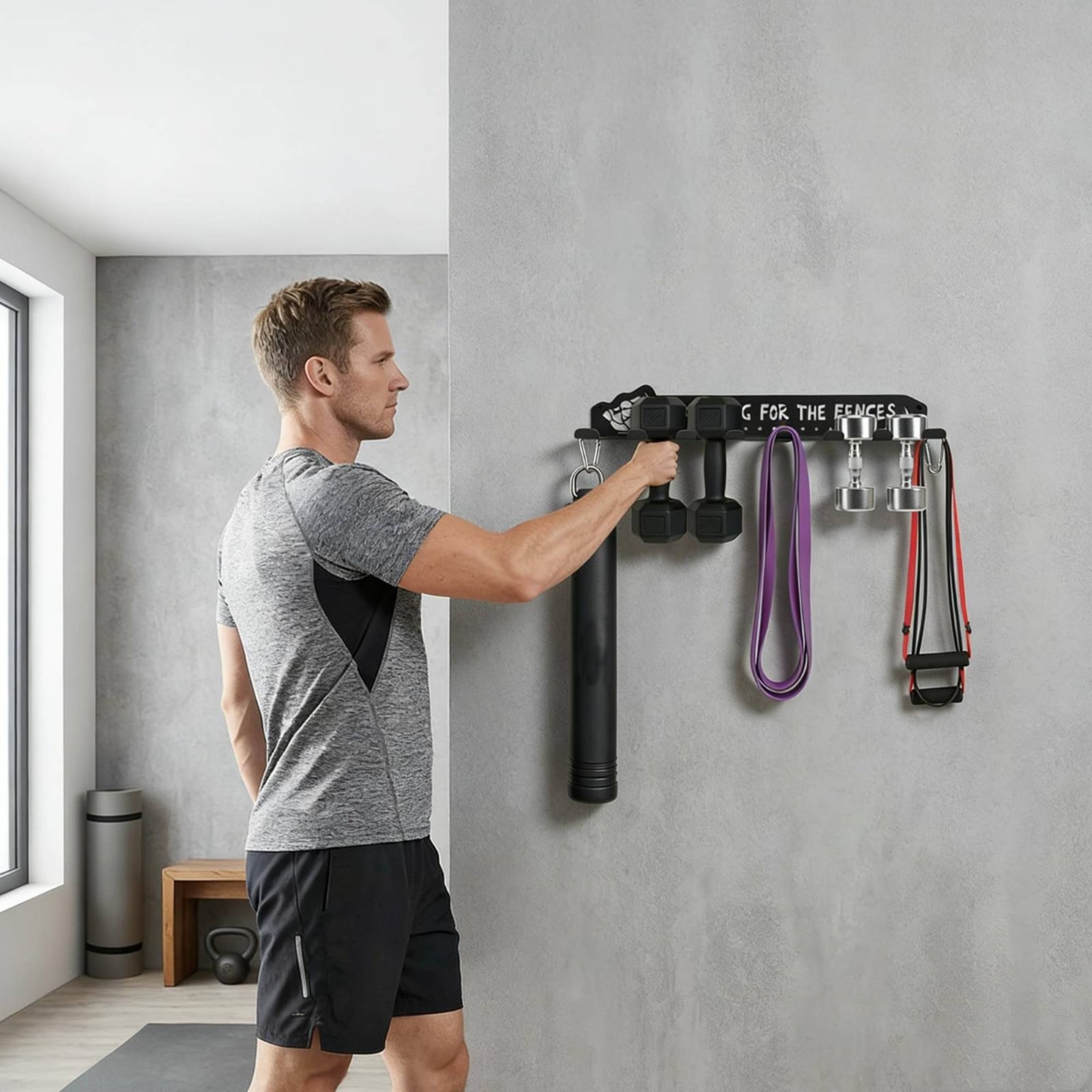 8 Hook Sports Equipment Rack H – Sports Equipment Organizer Rack recenzja i cena