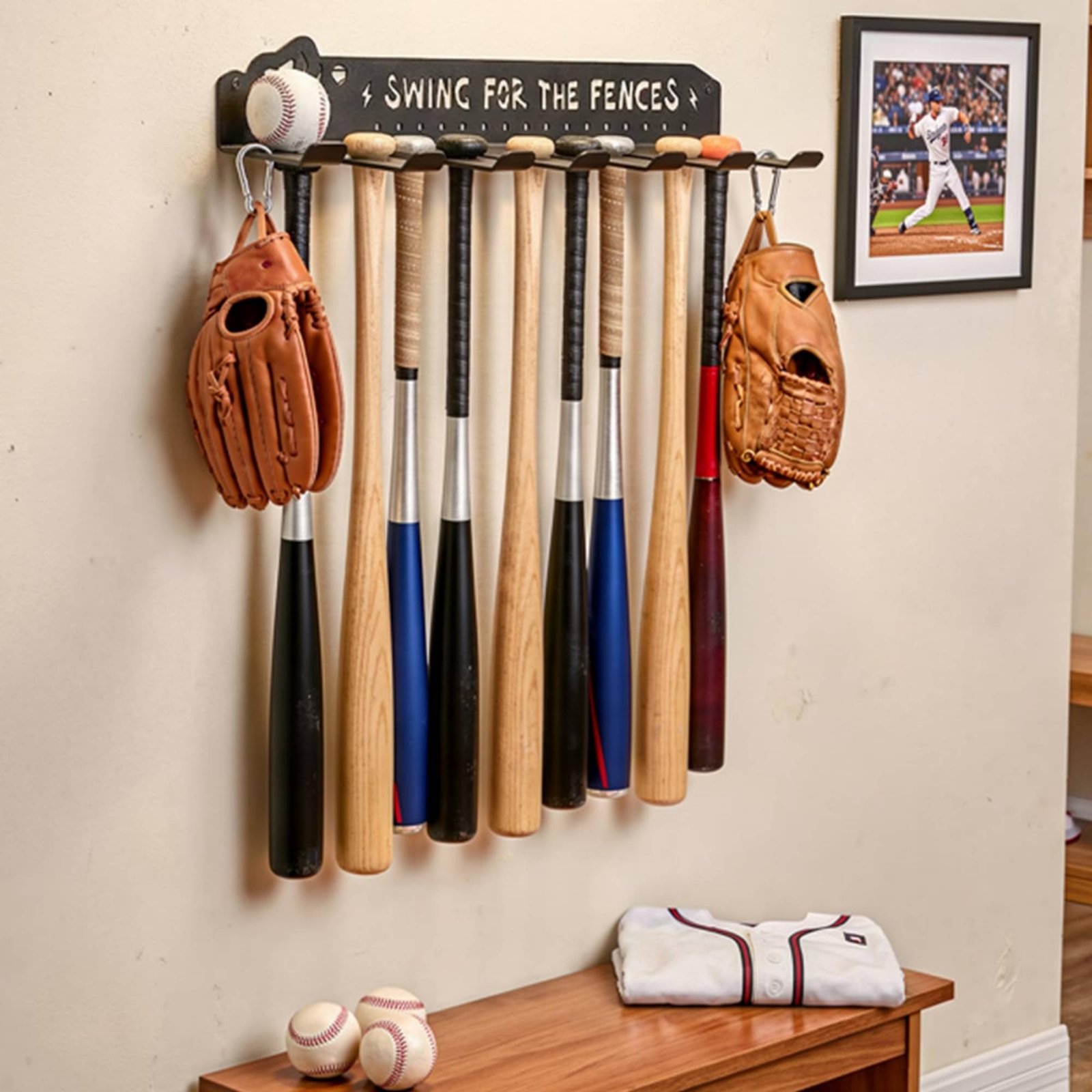 8 Hook Sports Equipment Rack H – Sports Equipment Organizer Rack recenzja i cena