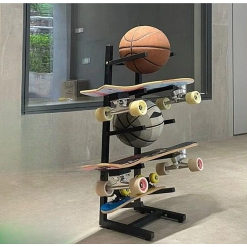 Skateboard Equipment Rack Inte – Sports Equipment Organizer Rack recenzja i cena