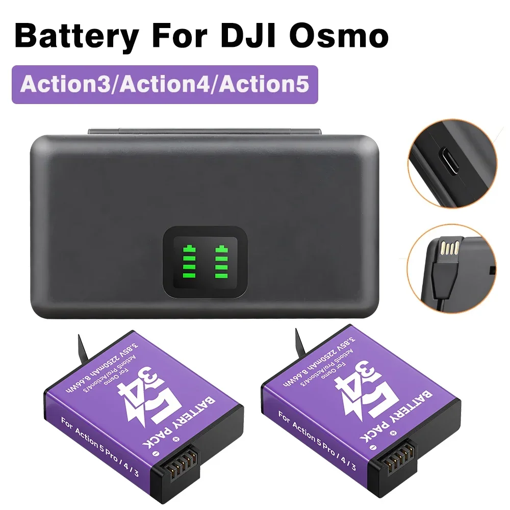 For DJI Osmo Action 5 Pro Batt – Sports Equipment Cabinet recenzja i cena
