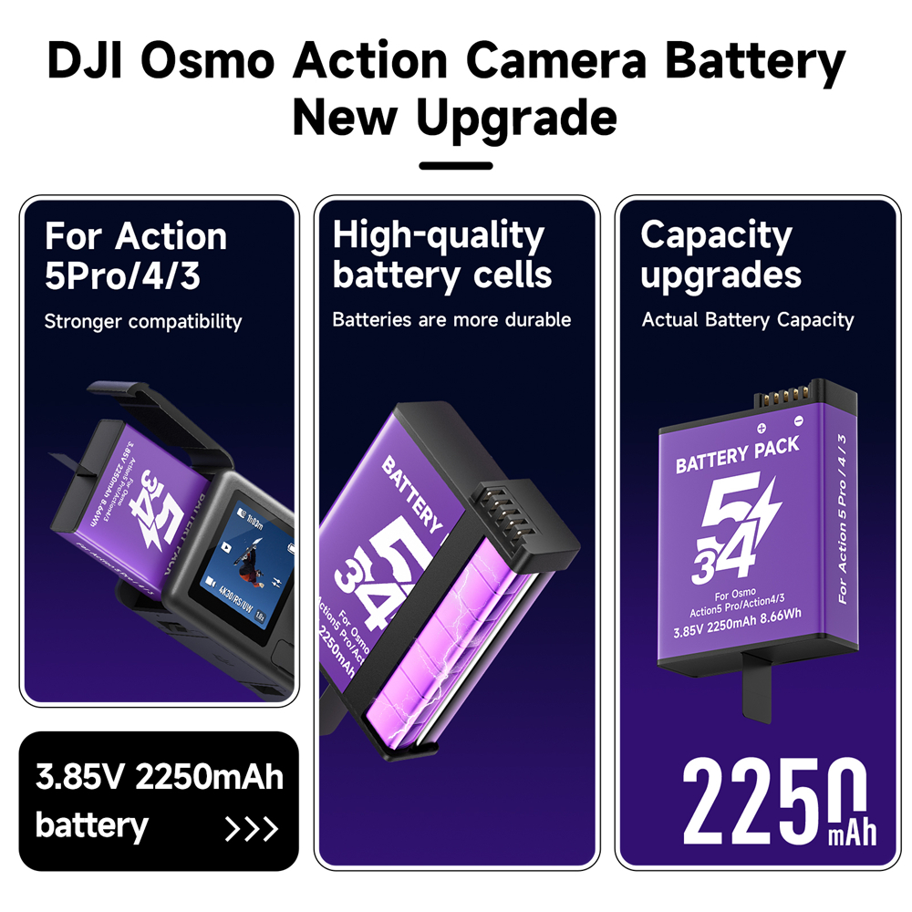 For DJI Osmo Action 5 Pro Batt – Sports Equipment Cabinet recenzja i cena