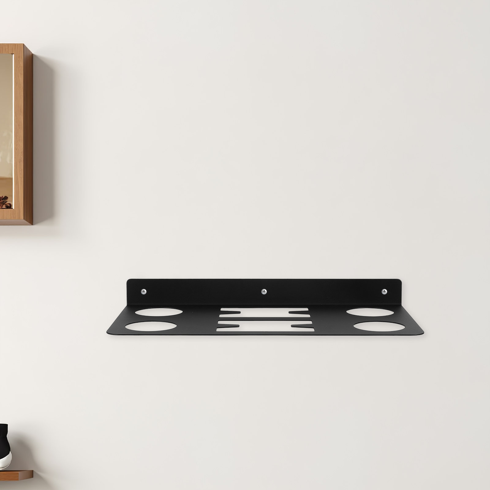 Wall-Mounted Black Tennis Rack – Sports Equipment Organizer Rack recenzja i cena