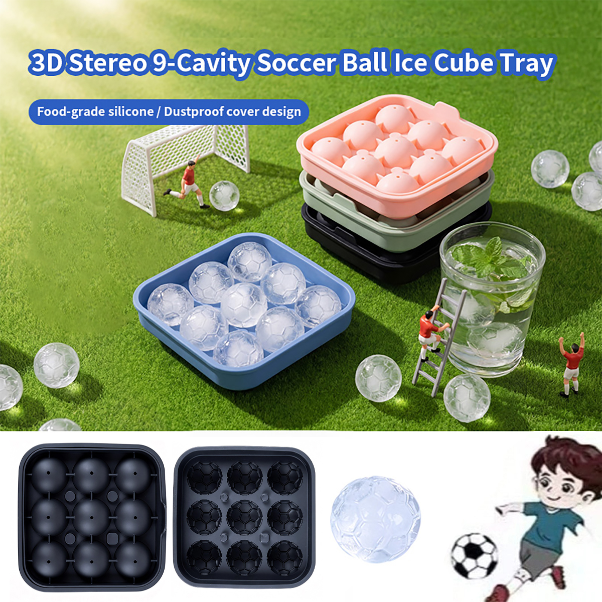 1Pcs Football-Themed Silicone  – Bocce Ball Set recenzja i cena