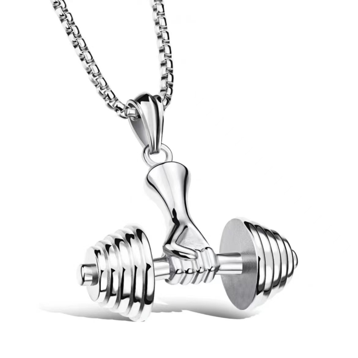 Stainless Steel Barbell Pendan – Sports Equipment Cabinet recenzja i cena