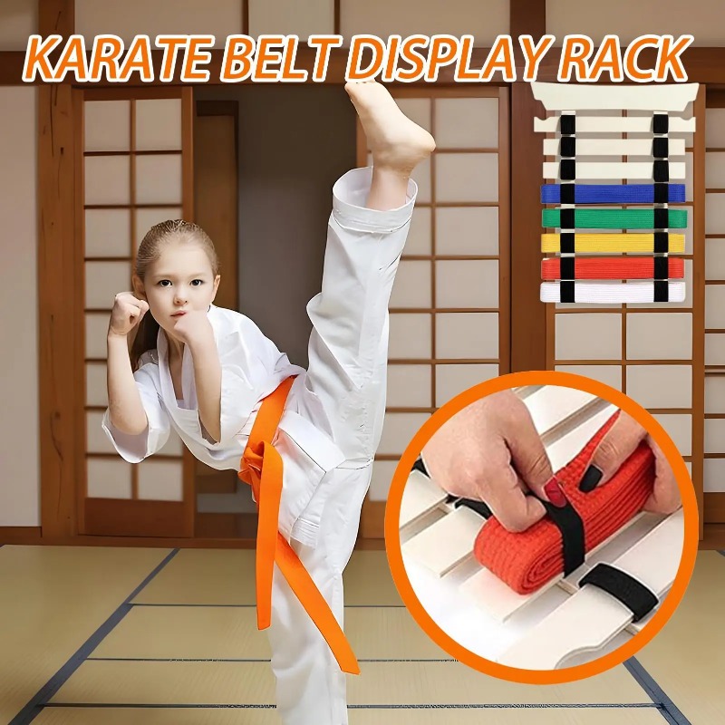 Martial Arts Belt Display Kara – Sports Equipment Organizer Rack recenzja i cena