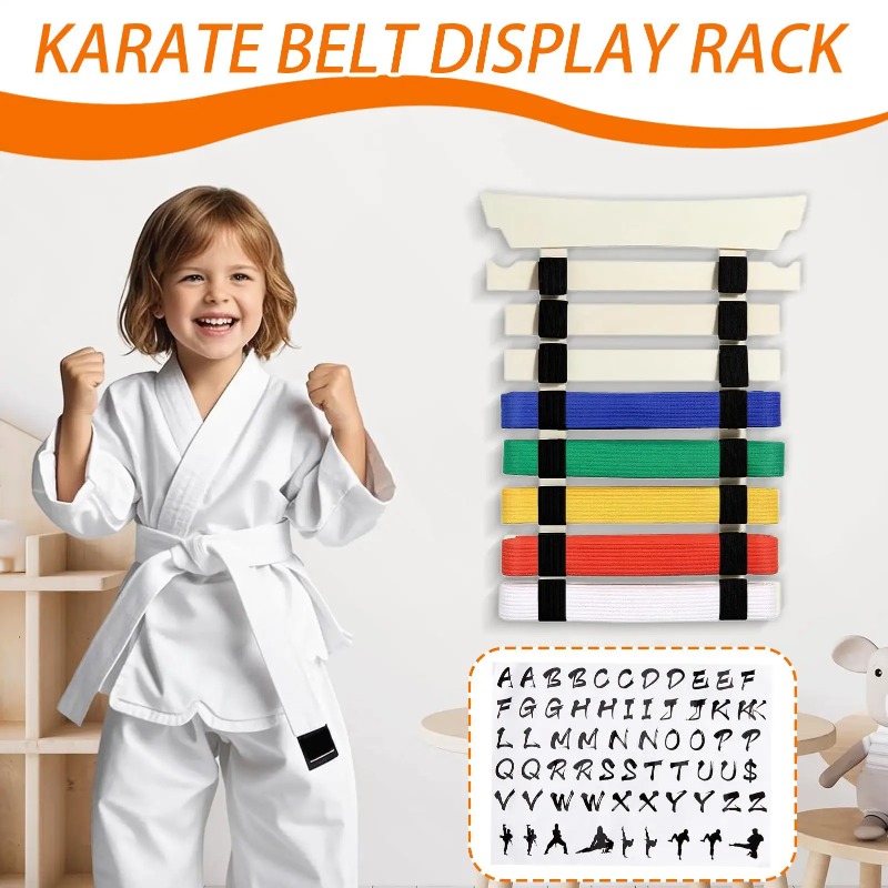 Martial Arts Belt Display Kara – Sports Equipment Organizer Rack recenzja i cena