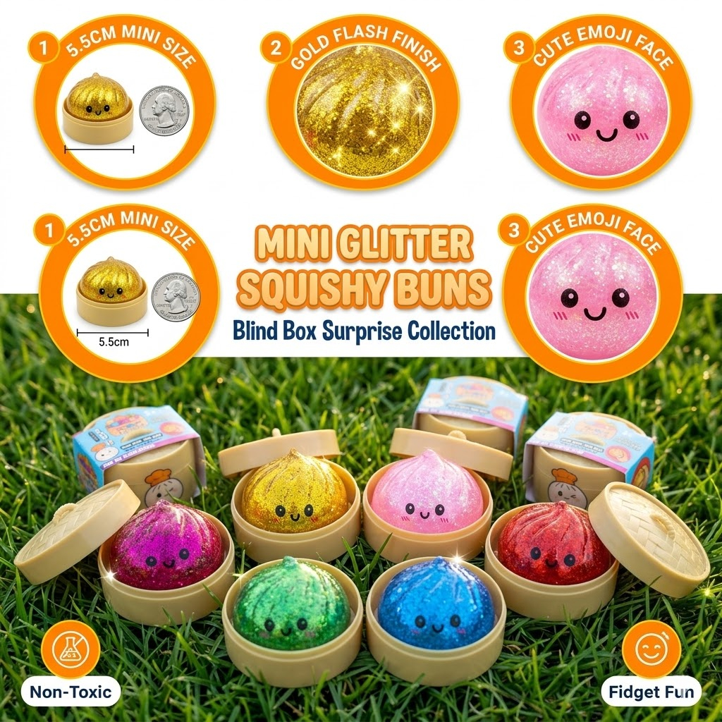 Mystery Dumpling Squishy Blind – Bocce Ball Set recenzja i cena