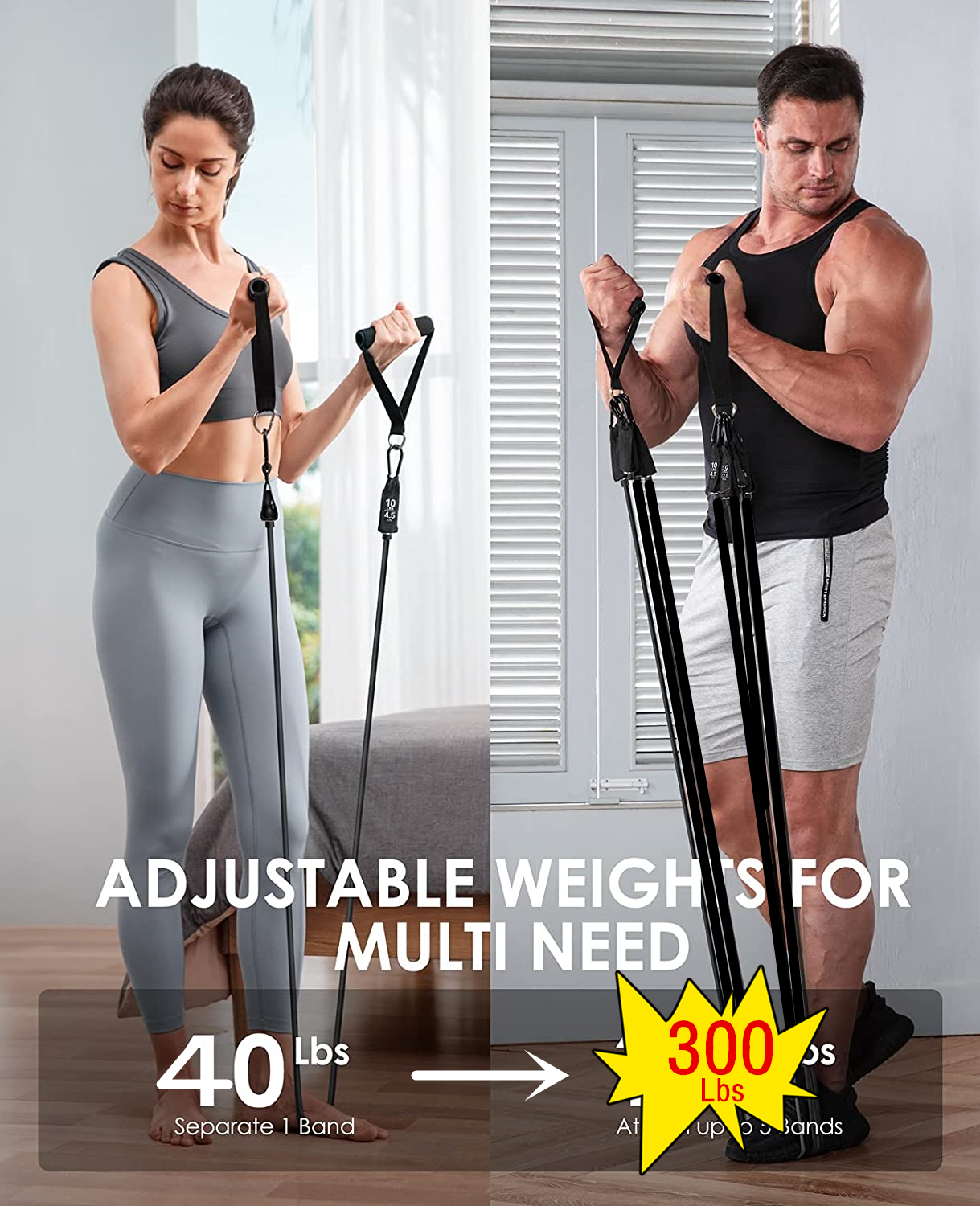 300lb Fitness Booty Resistance – Sports Equipment Near Me recenzja i cena