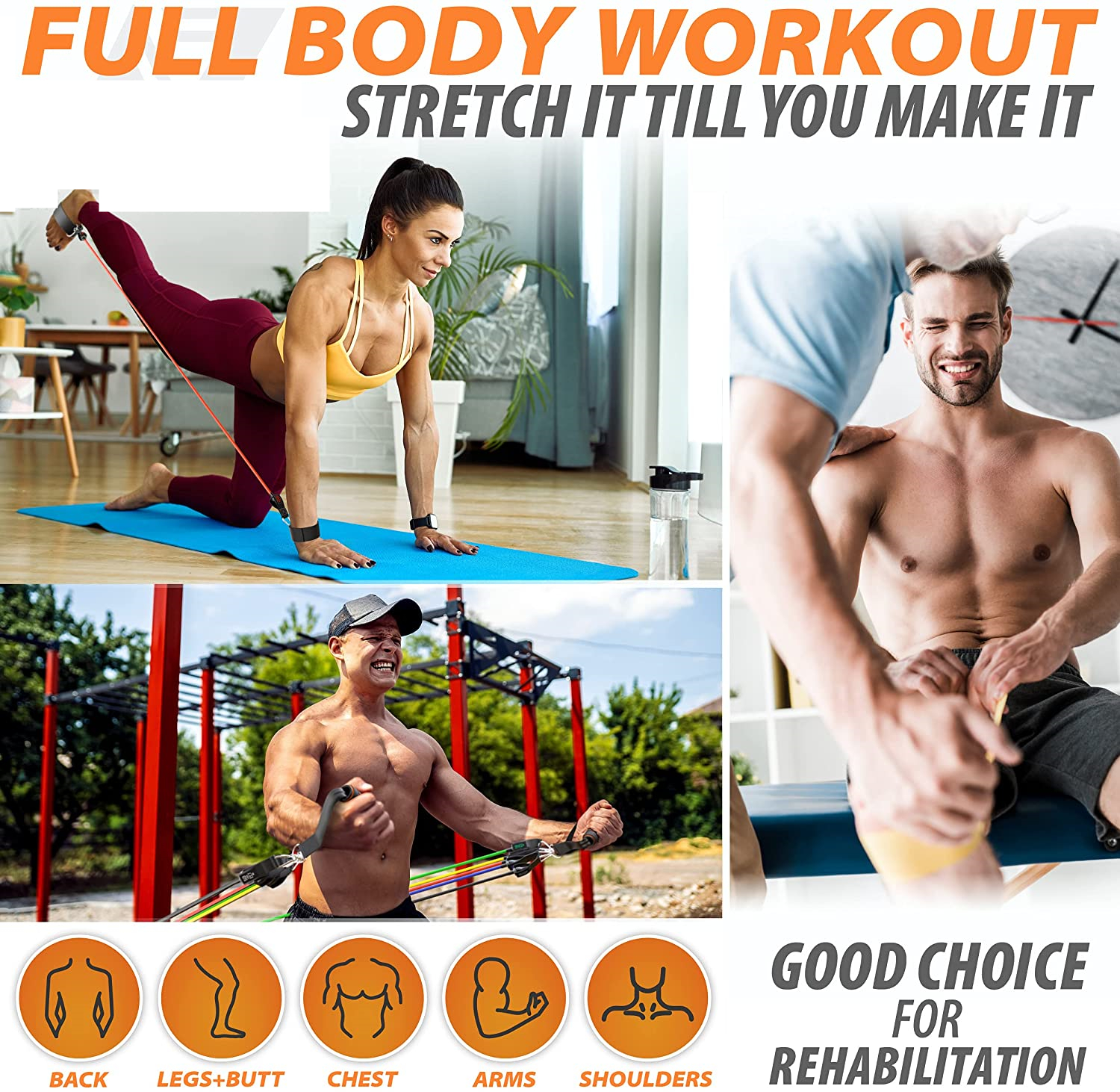 300lb Fitness Booty Resistance – Sports Equipment Near Me recenzja i cena